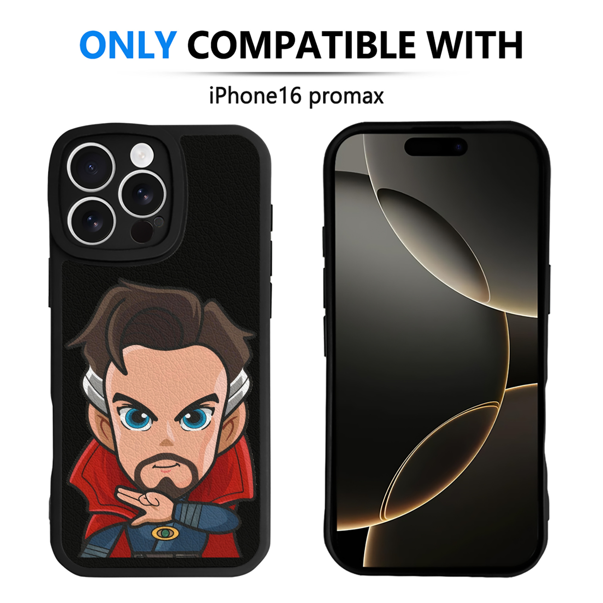 （画像用） アベンジャーズ The Avengers 【iPhone 16シリーズ対応】シリコンスマホケース（レザー調） 材質：シリコン